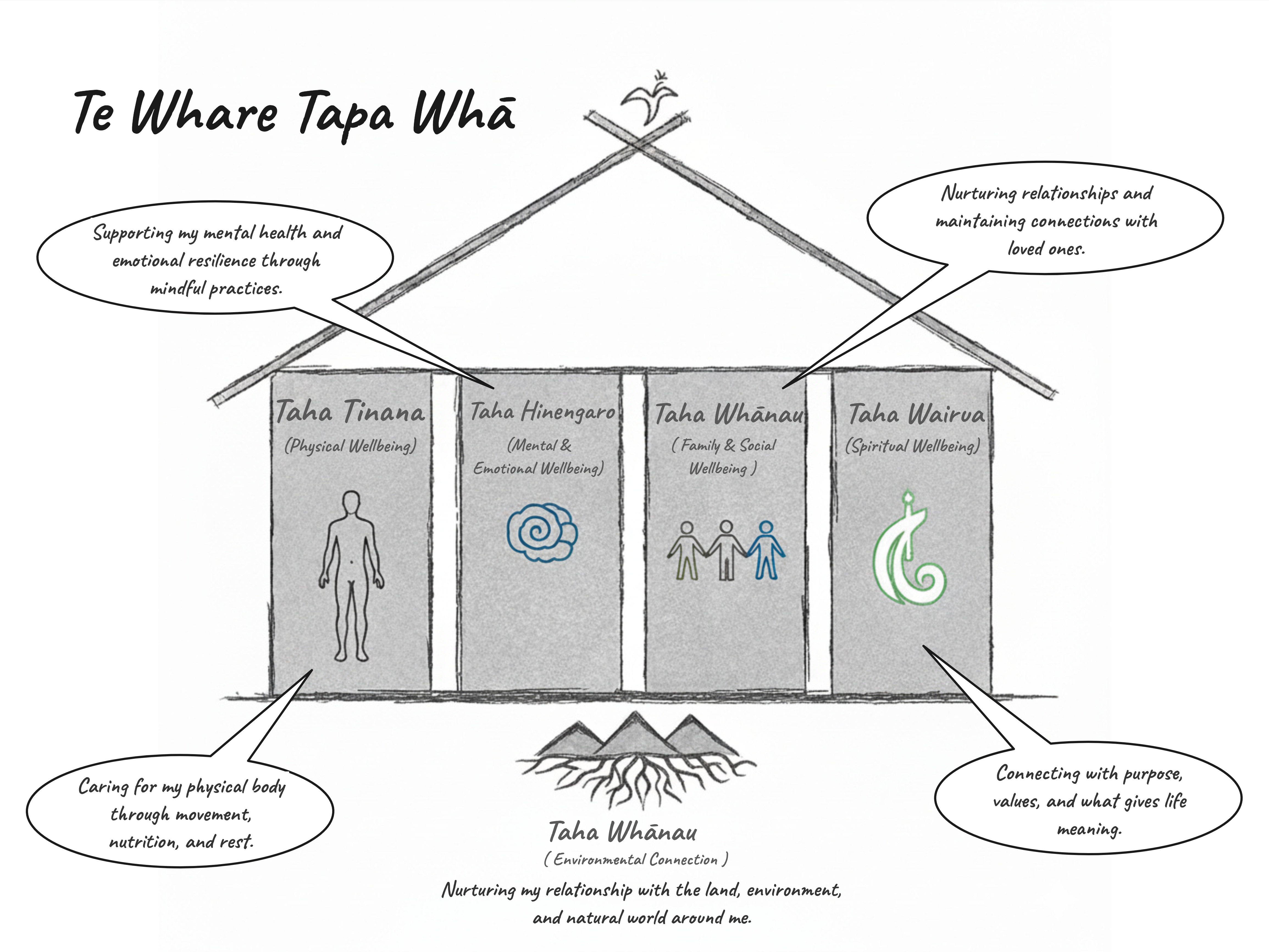 te whare tapa wha diagram
